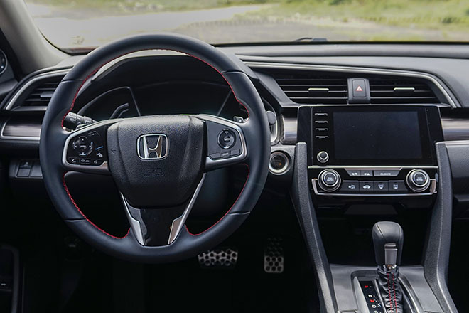 Đánh giá nội thất và tiện nghi Honda Civic RS 2019