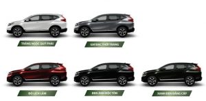 Honda CR-V 2020 có bao nhiêu màu sắc?