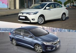 So sánh tiện nghi và an toàn Honda City và Toyota Vios