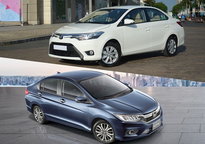 So sánh tiện nghi và an toàn Honda City và Toyota Vios - Ô Tô Honda Bắc Giang