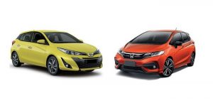So sánh giá bán Honda Jazz 2020 và Toyota Yaris 2020