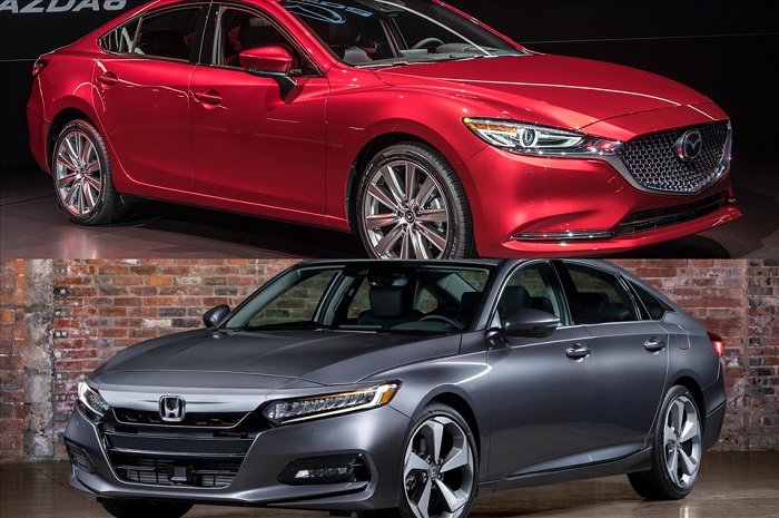 So sánh giá bán Honda Accord 2021 và Mazda6 2021