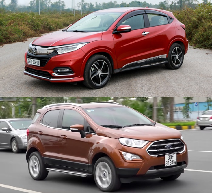 So sánh giá bán Honda HR-V 2021 và Ford EcoSport 2021