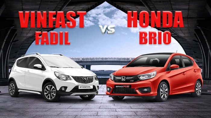 So sánh giá bán Honda Brio 2021 và VinFast Fadil 2021