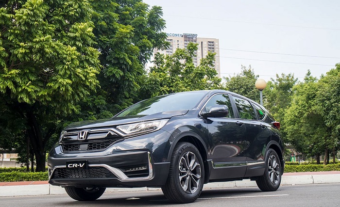 So sánh giá bán Honda CR-V 2021 và Hyundai Santa Fe 2021