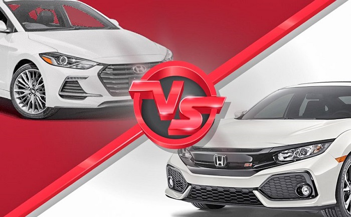 So sánh giá bán Honda Civic 2021 và Hyundai Elantra 2021